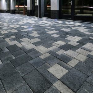 ABeton térkő - Trend Borostyán kombi - 6 cm - grafit