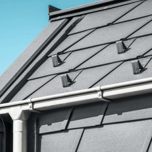 Prefa négyszögszelvényű ereszcsatorna - Prefafehér