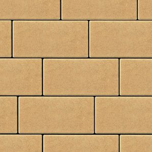 Semmelrock térkő - Citytop 10x20 cm - homoksárga