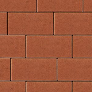 Semmelrock térkő - Citytop 10x20 cm - vörös