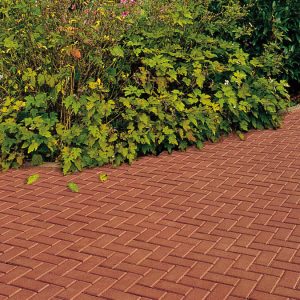 Semmelrock térkő - Citytop 10x20 cm - vörös