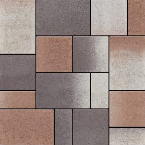 Semmelrock térkő - Citytop Kombi - 6 cm - mediterrán