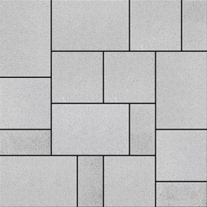 Semmelrock térkő - Citytop Kombi - 6 cm - szurke